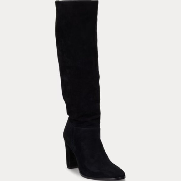 Lauren Ralph Lauren Artizan Suede Tall Boot Sz 6 - Picture 2 of 3